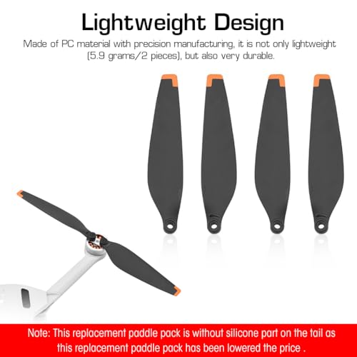 Verilux® Mini 3 Pro Propeller, 24PCS Propeller Blades Replacement for DJI Mini 3 Pro, Ultral Lightweight Silent Flight Propeller Set with Screwdriver 12 Screws, Low Replacement Drone Wings Verilux® Mini 3 Pro Propeller, 24PCS Propeller Blades Replacement for DJI Mini 3 Pro, Ultral Lightweight Silent Flight Propeller Set with Screwdriver 12 Screws, Low Replacement Drone Wings